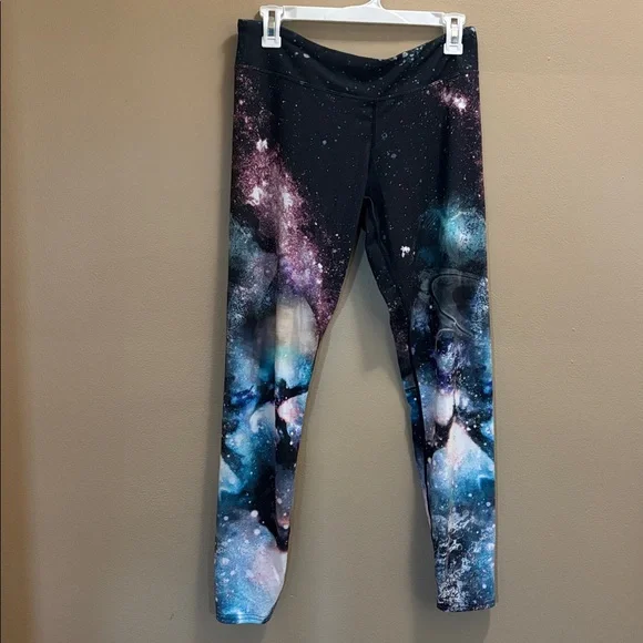 Galaxy Print Women's Leggings - Picture 1 of 3